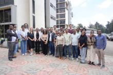 Teachers and course participants of our bioinformatics course